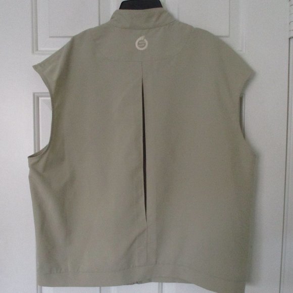 Sunderland of Scotland Womens "Indian Wells C.C." (CA) Tan Golf Vest NWOT - XL - Picture 4 of 4